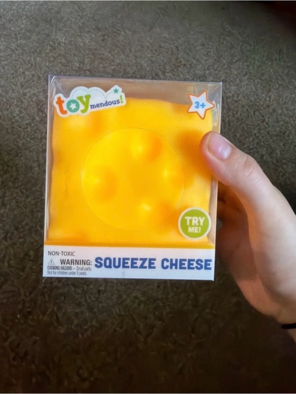 Jumbo Squishy Cheese